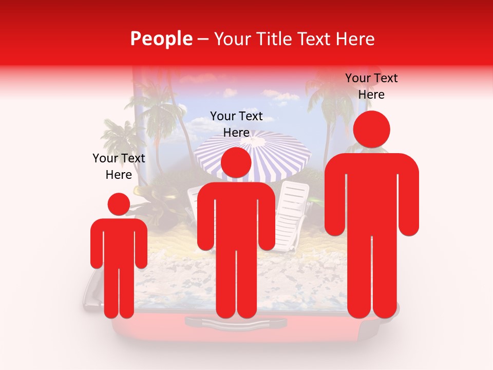 Warm Isolated Towel PowerPoint Template