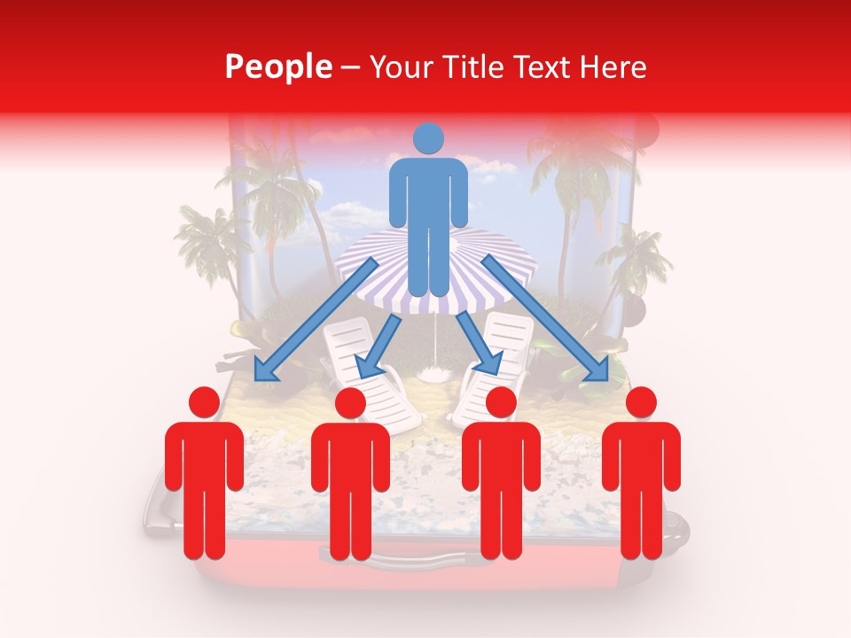 Warm Isolated Towel PowerPoint Template