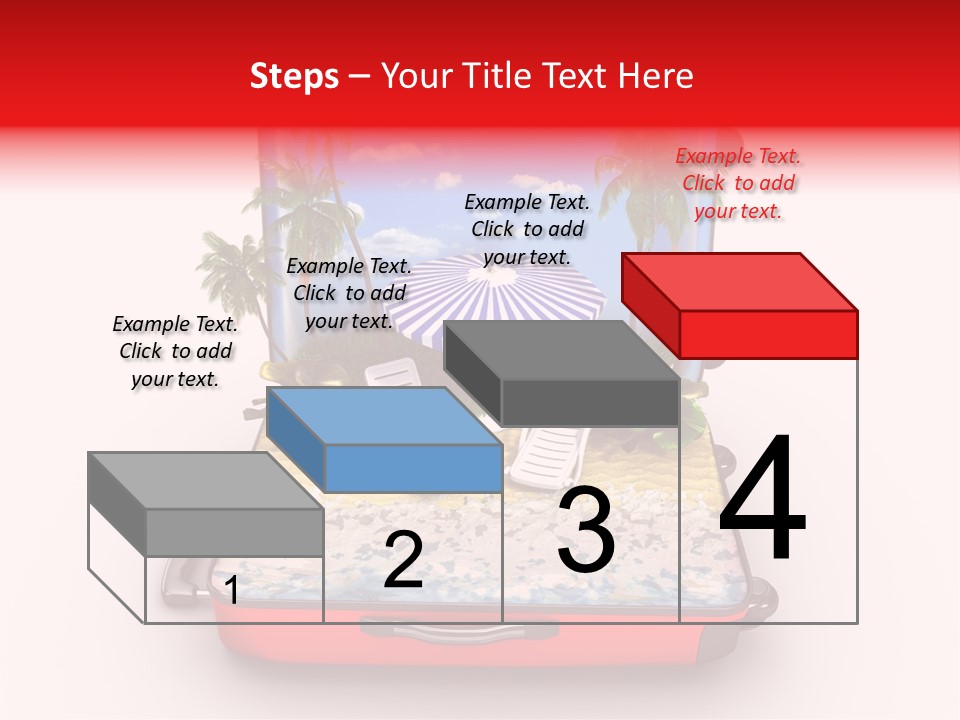 Warm Isolated Towel PowerPoint Template