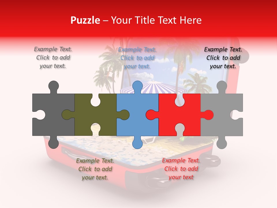 Blue Ocean Tan PowerPoint Template