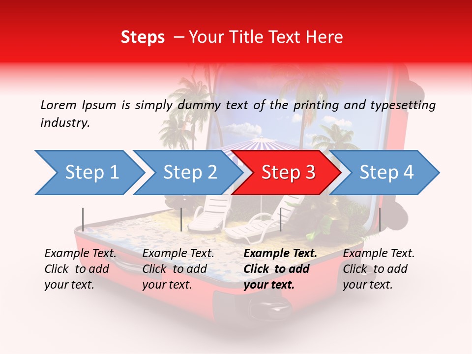 Blue Ocean Tan PowerPoint Template