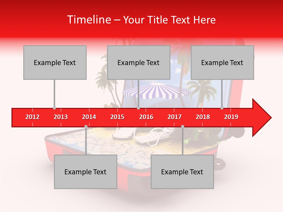 Blue Ocean Tan PowerPoint Template