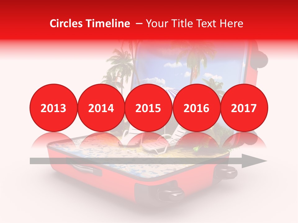 Blue Ocean Tan PowerPoint Template