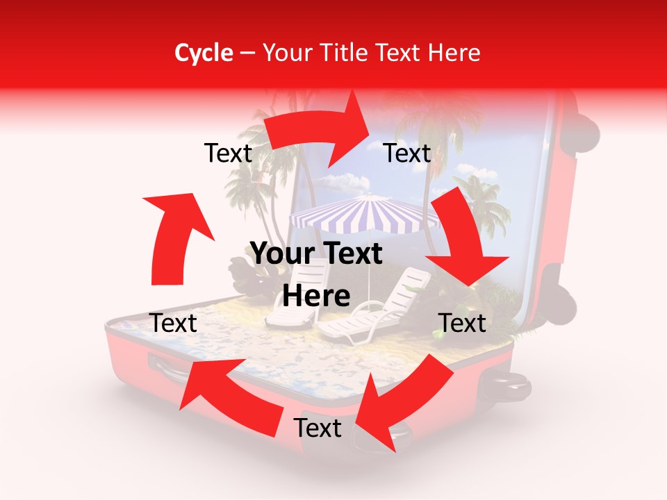 Blue Ocean Tan PowerPoint Template