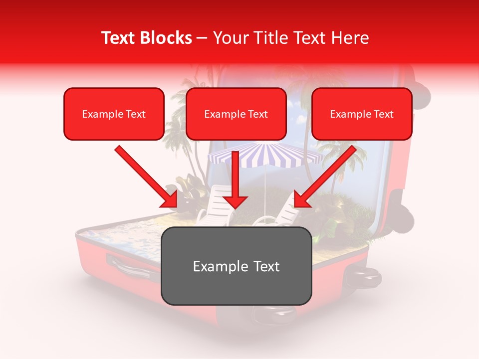 Blue Ocean Tan PowerPoint Template