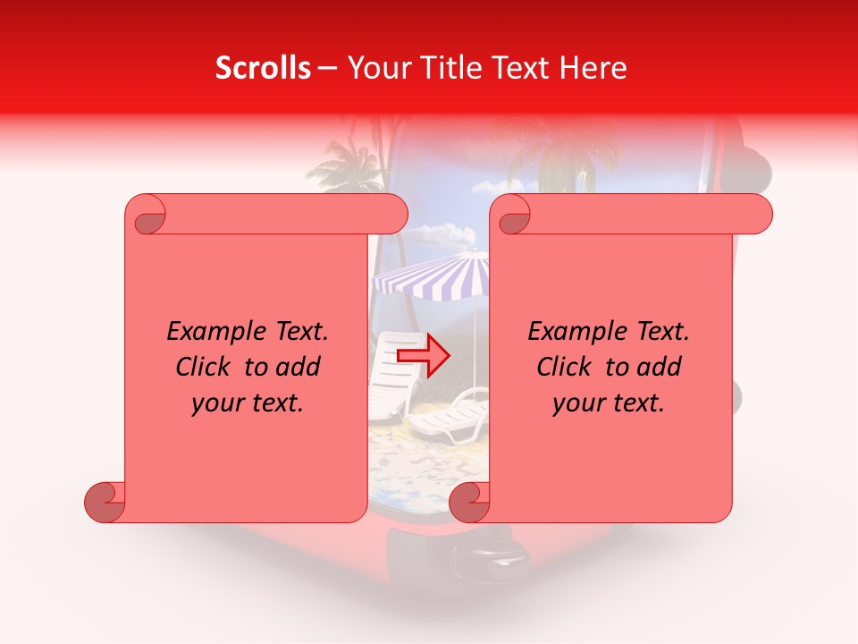 Blue Ocean Tan PowerPoint Template