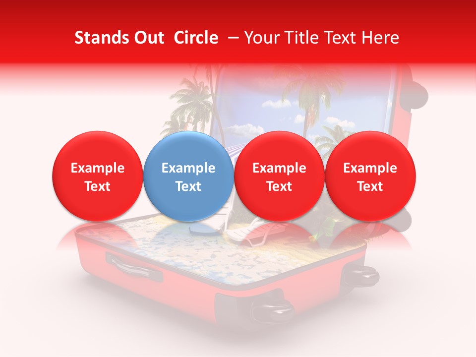 Blue Ocean Tan PowerPoint Template