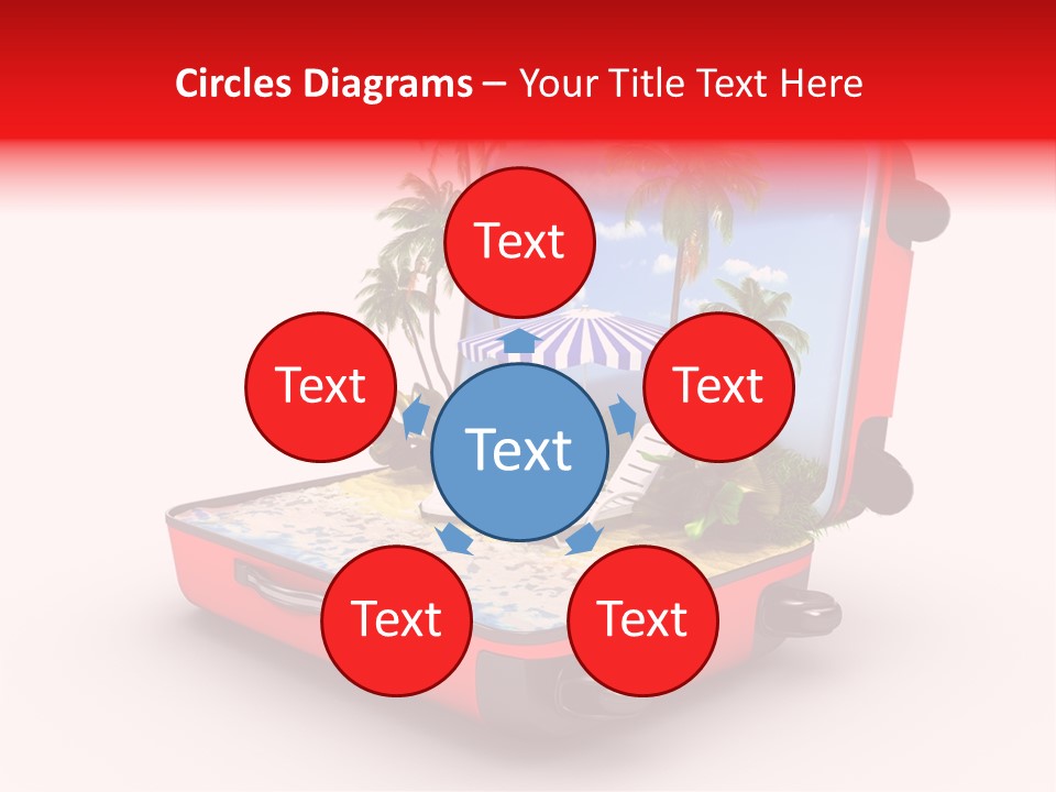 Blue Ocean Tan PowerPoint Template