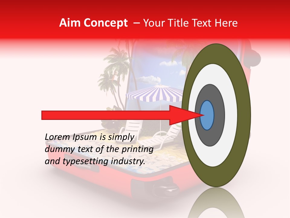 Blue Ocean Tan PowerPoint Template