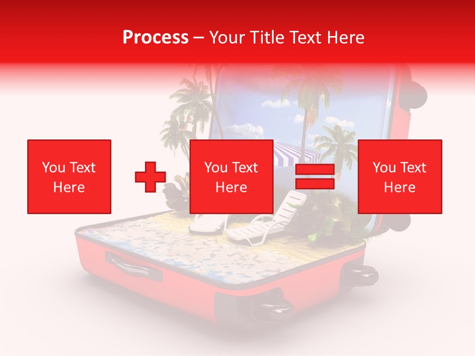 Blue Ocean Tan PowerPoint Template