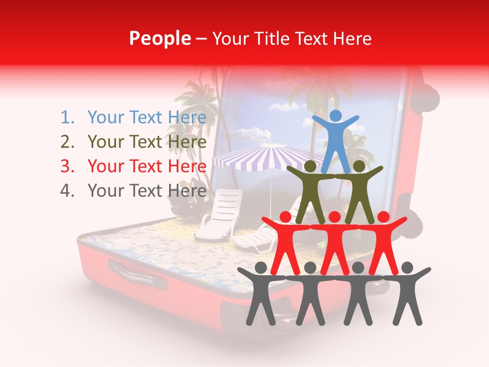 Blue Ocean Tan PowerPoint Template