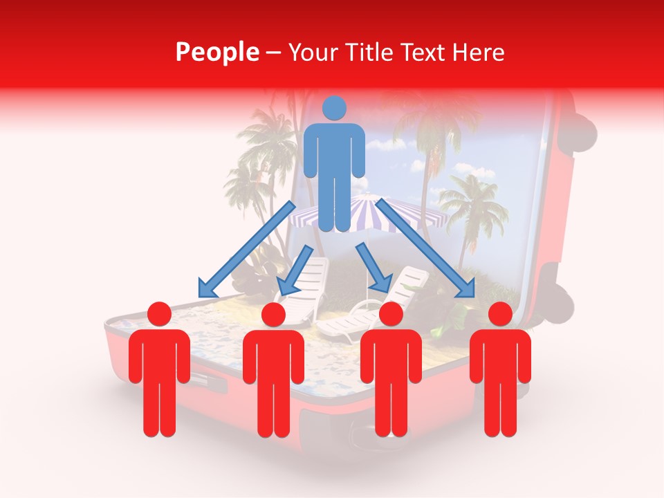 Blue Ocean Tan PowerPoint Template