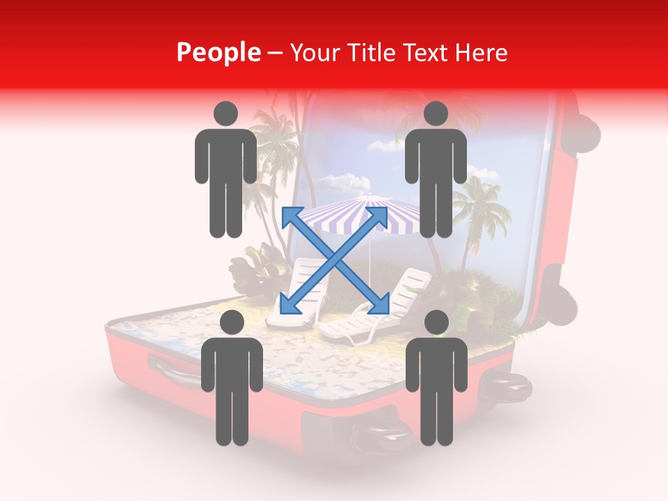 Blue Ocean Tan PowerPoint Template