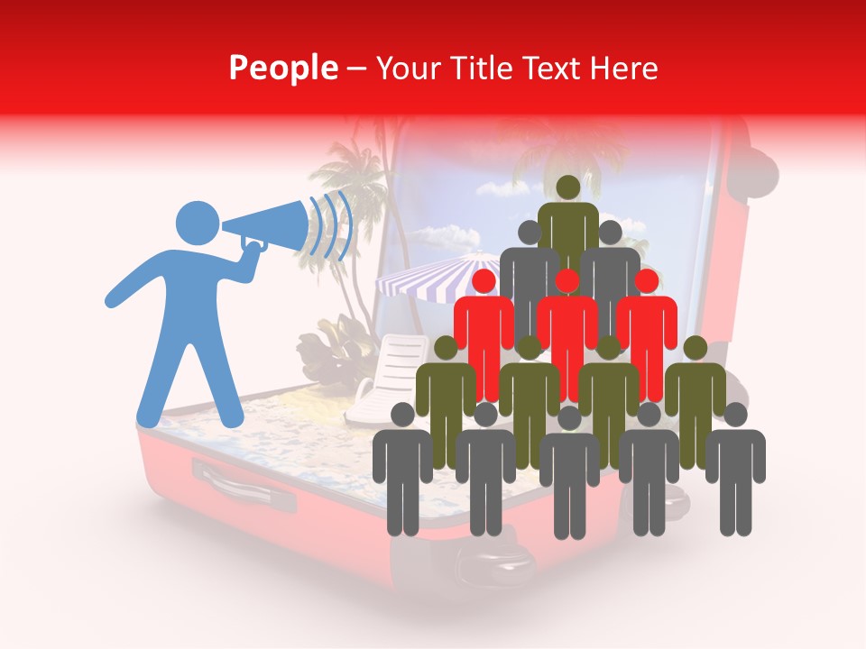 Blue Ocean Tan PowerPoint Template