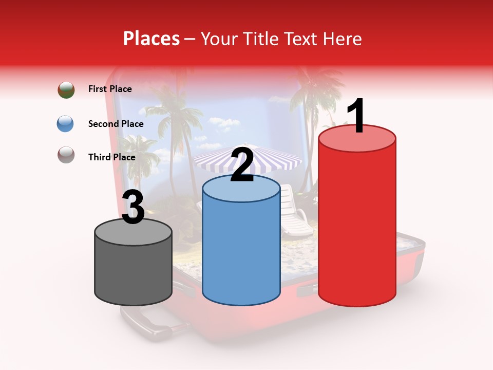 Case Briefcase Airport PowerPoint Template