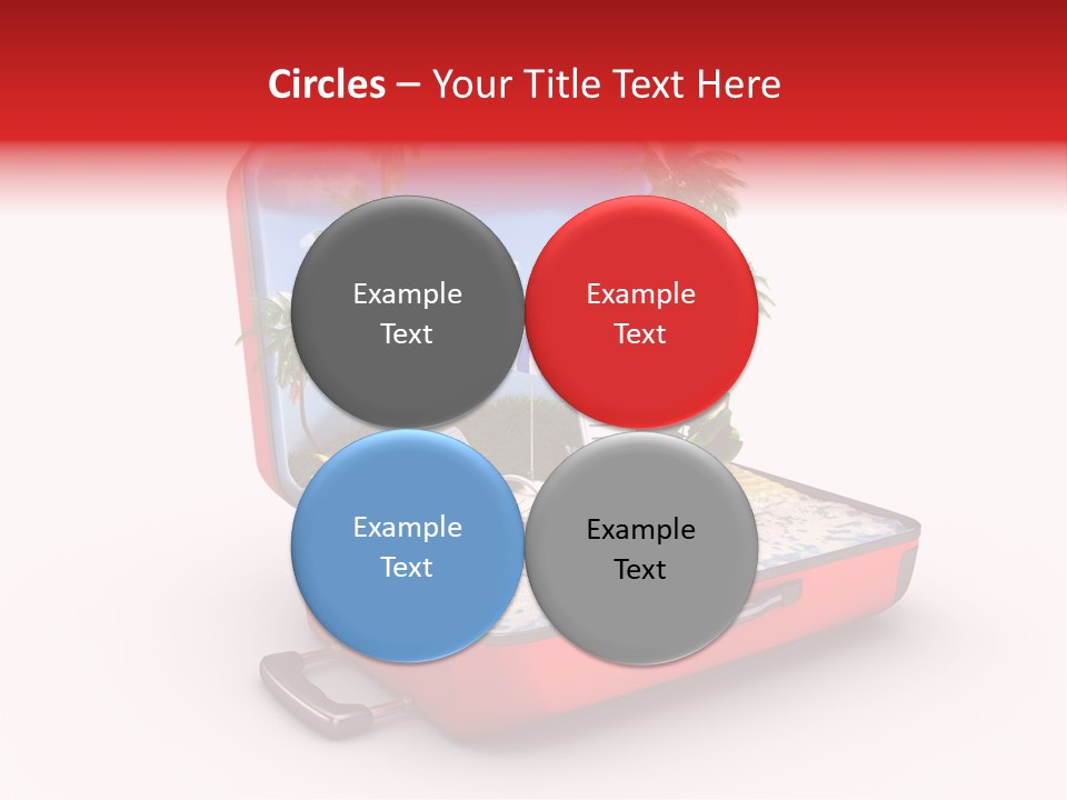 Case Briefcase Airport PowerPoint Template