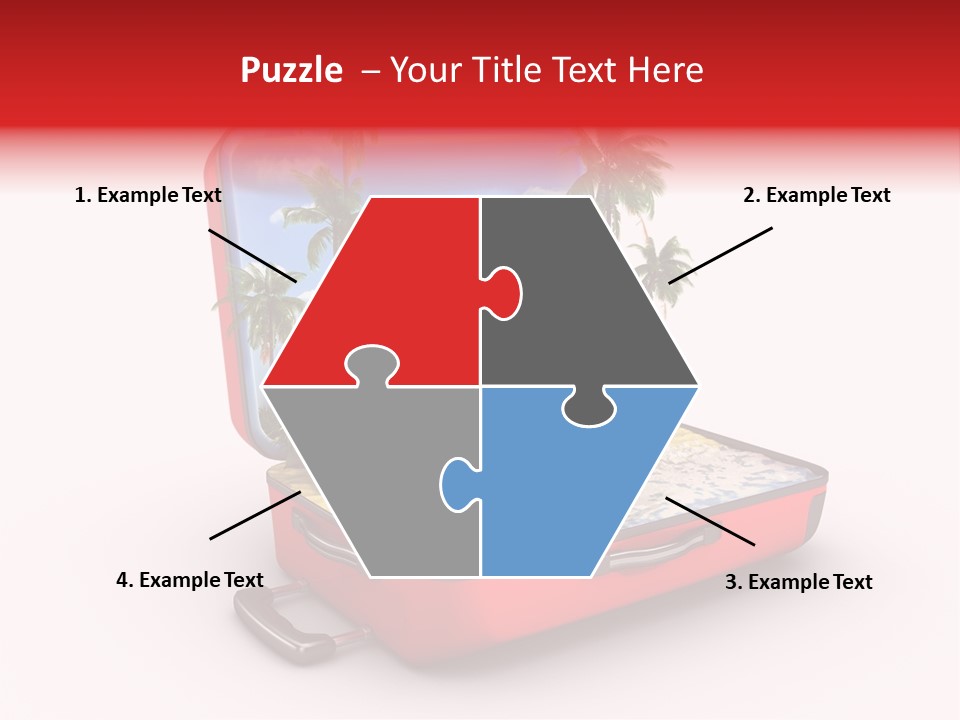 Case Briefcase Airport PowerPoint Template