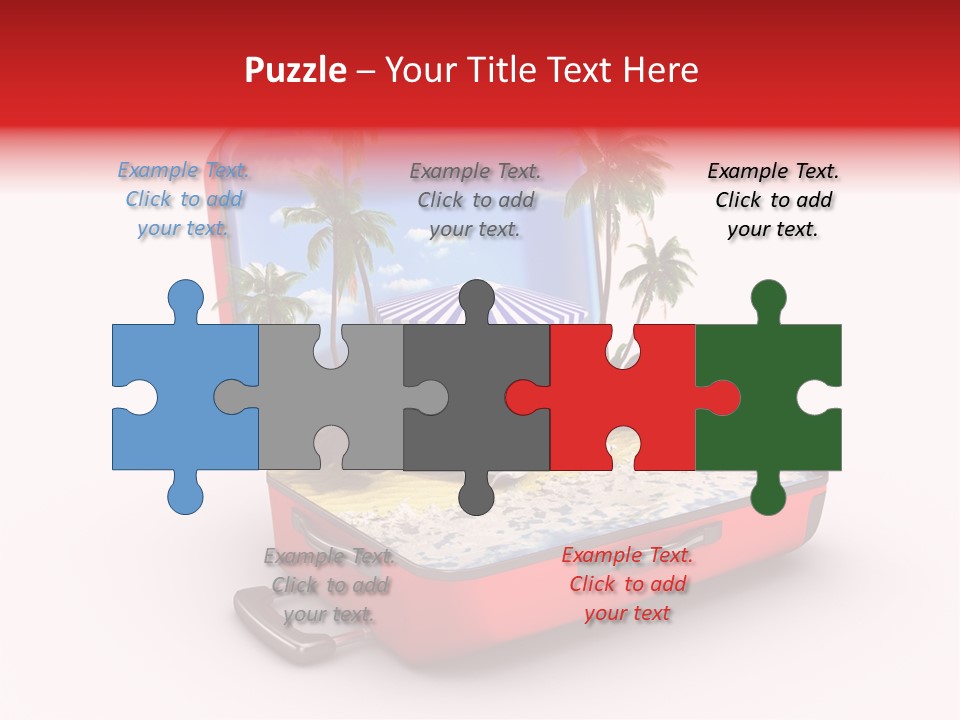 Case Briefcase Airport PowerPoint Template