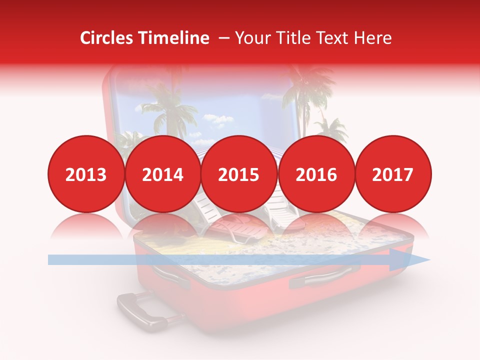 Case Briefcase Airport PowerPoint Template