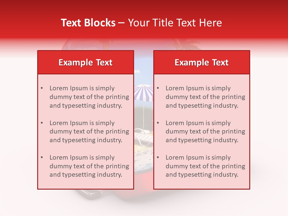 Case Briefcase Airport PowerPoint Template