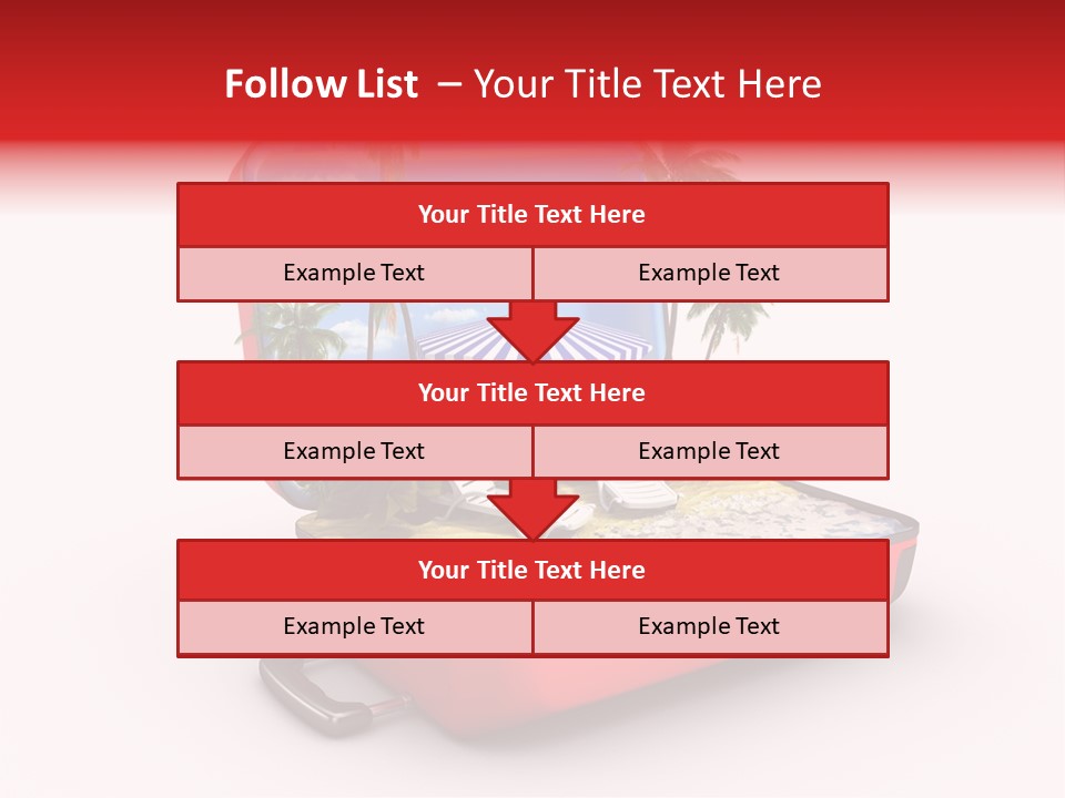 Case Briefcase Airport PowerPoint Template