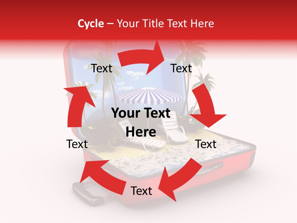 Case Briefcase Airport PowerPoint Template