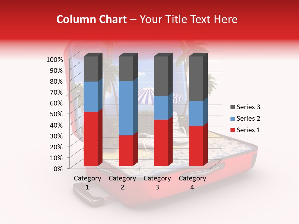 Case Briefcase Airport PowerPoint Template