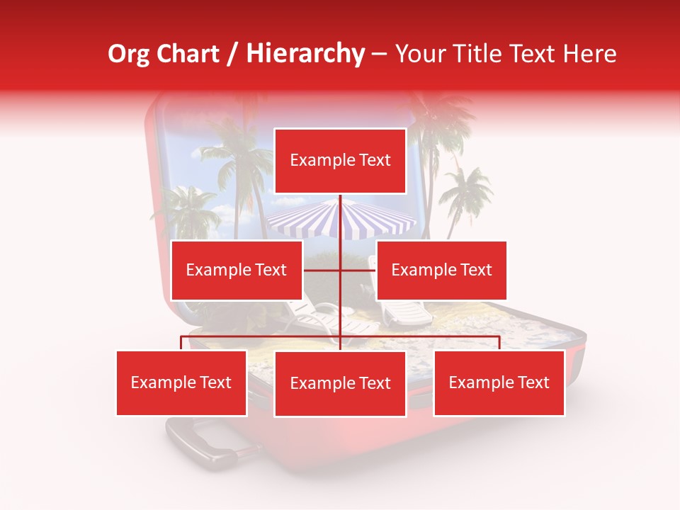 Case Briefcase Airport PowerPoint Template