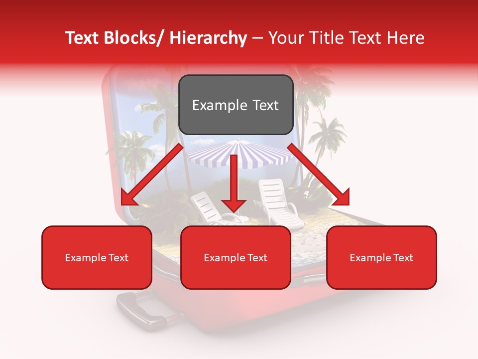 Case Briefcase Airport PowerPoint Template