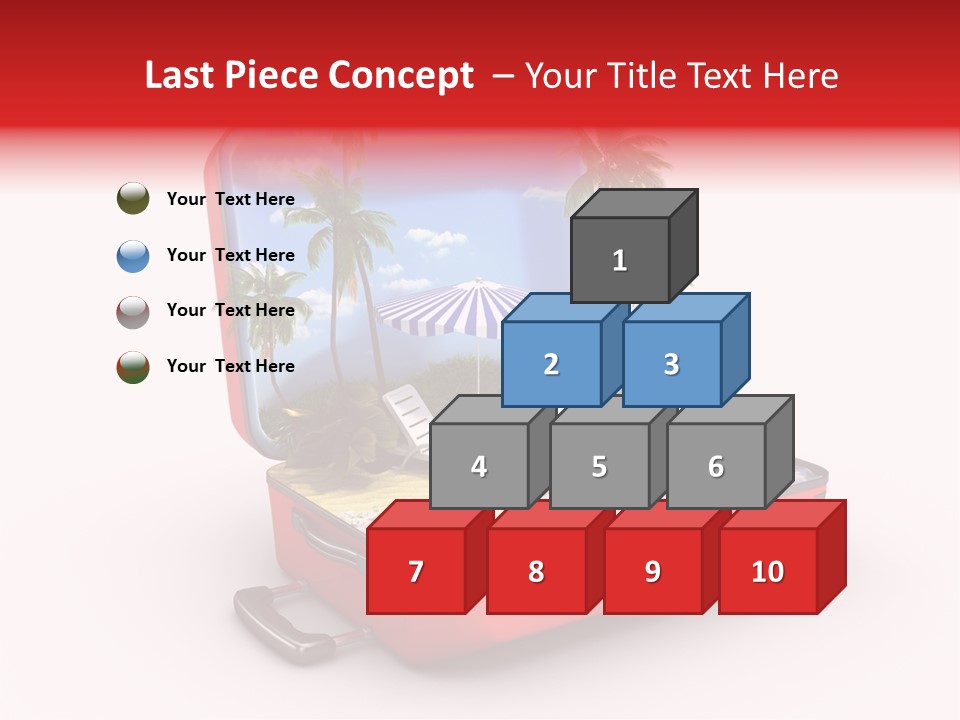 Case Briefcase Airport PowerPoint Template