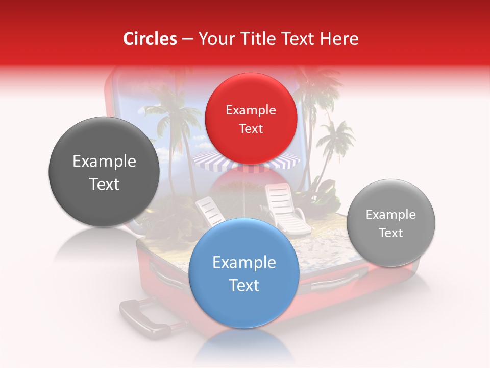 Case Briefcase Airport PowerPoint Template