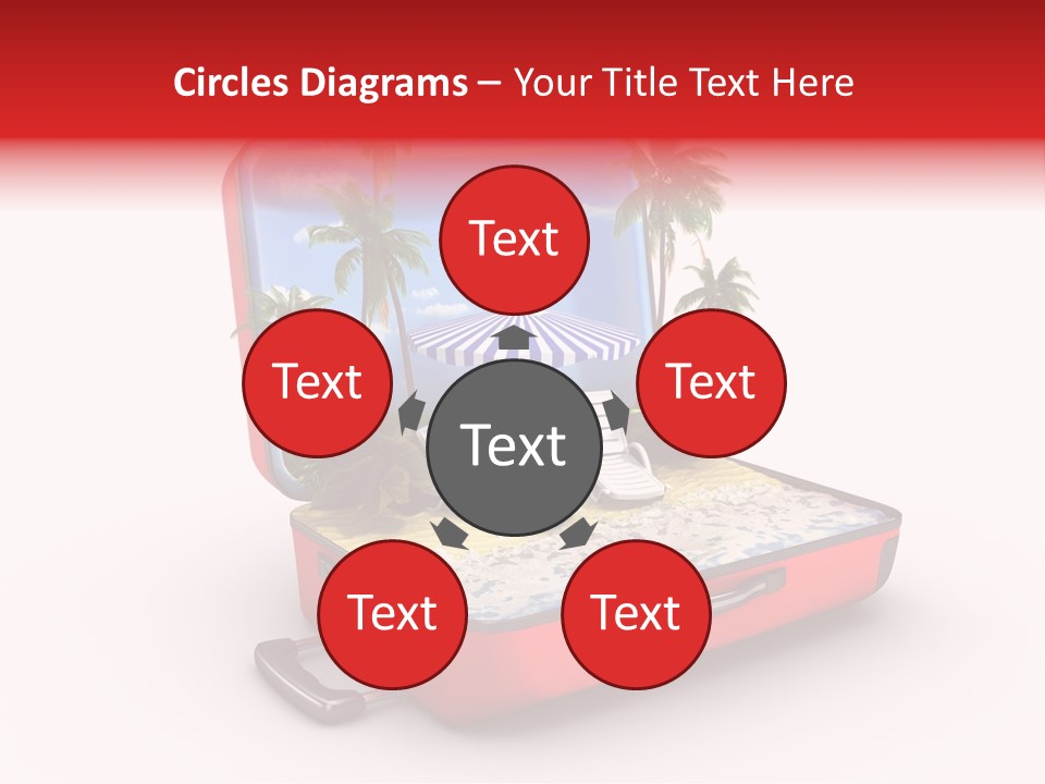 Case Briefcase Airport PowerPoint Template