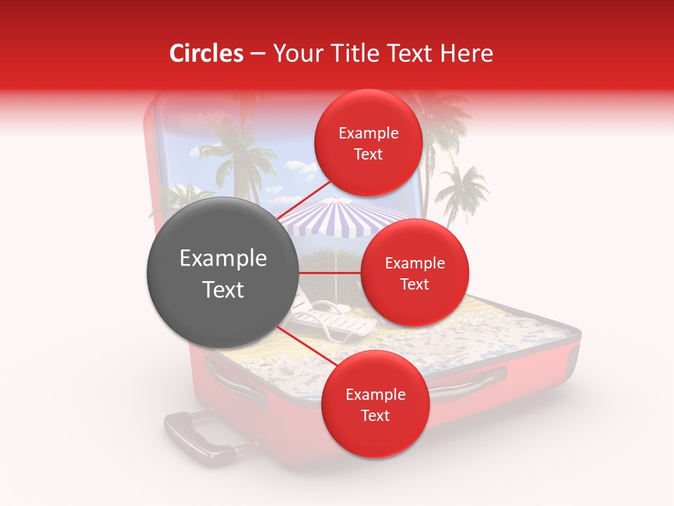 Case Briefcase Airport PowerPoint Template