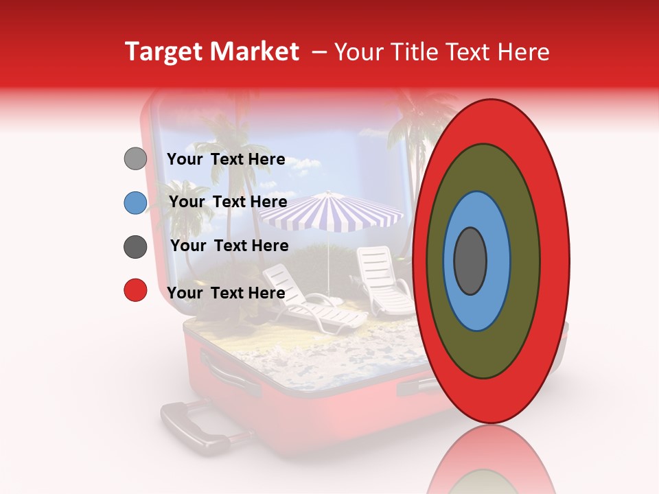 Case Briefcase Airport PowerPoint Template