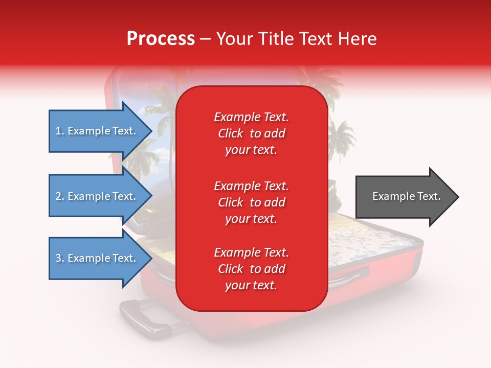 Case Briefcase Airport PowerPoint Template
