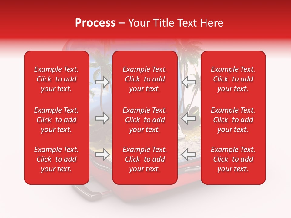 Case Briefcase Airport PowerPoint Template