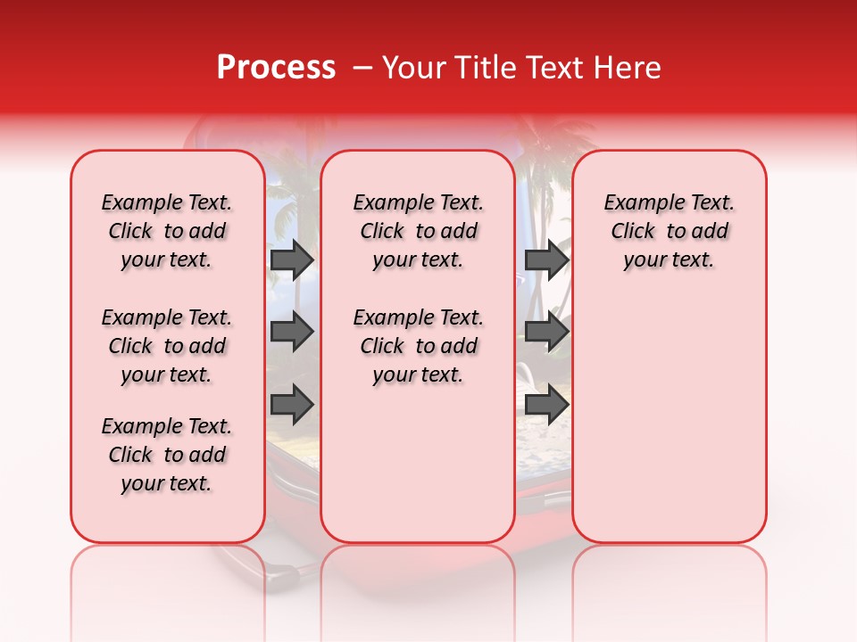 Case Briefcase Airport PowerPoint Template