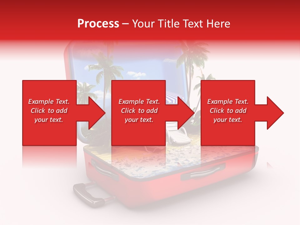 Case Briefcase Airport PowerPoint Template