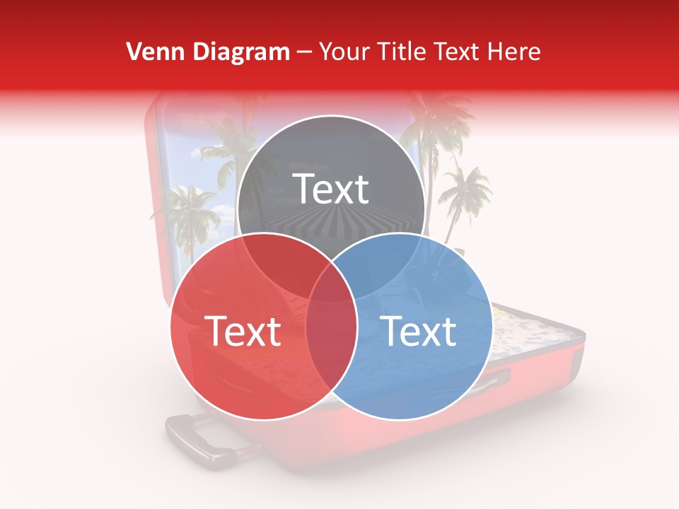 Case Briefcase Airport PowerPoint Template