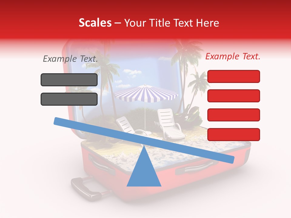 Case Briefcase Airport PowerPoint Template