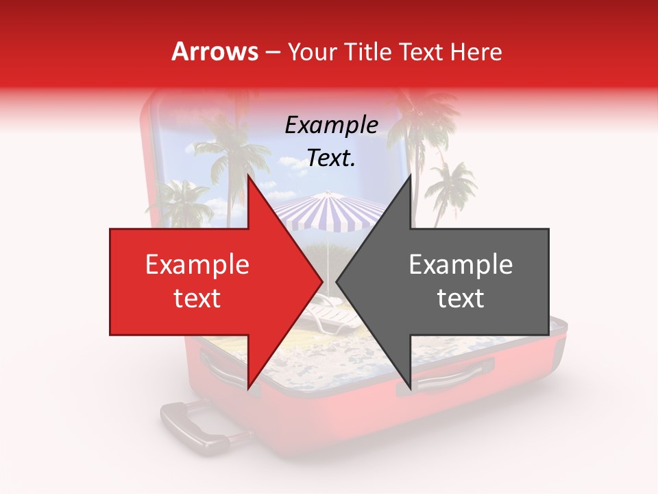 Case Briefcase Airport PowerPoint Template