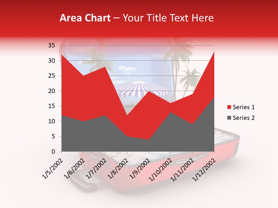 Case Briefcase Airport PowerPoint Template