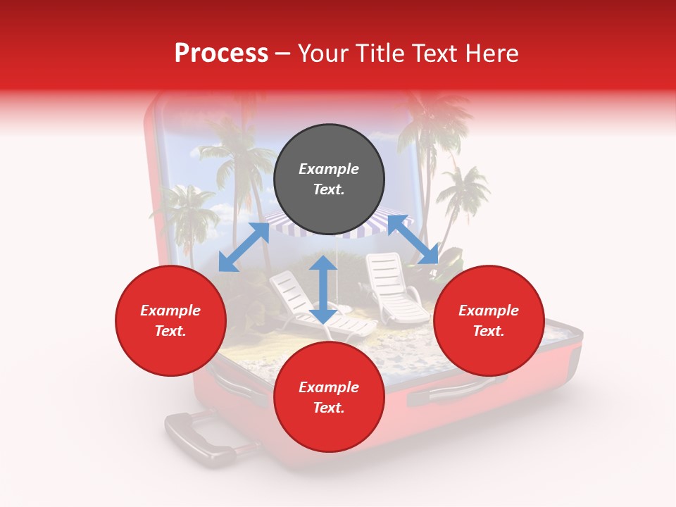 Case Briefcase Airport PowerPoint Template