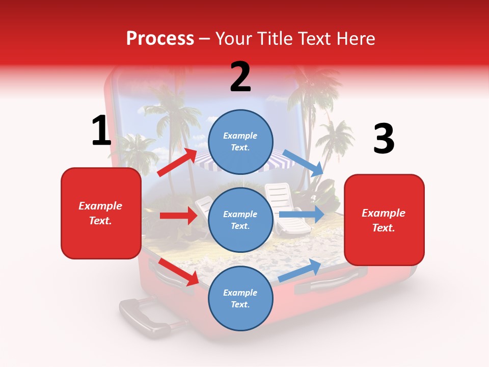 Case Briefcase Airport PowerPoint Template
