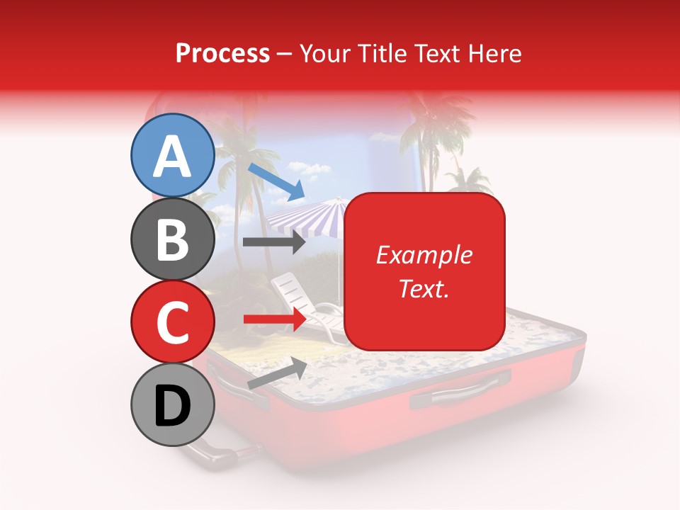 Case Briefcase Airport PowerPoint Template