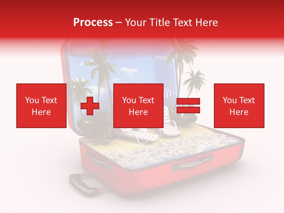 Case Briefcase Airport PowerPoint Template