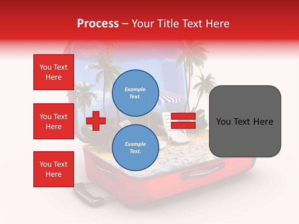 Case Briefcase Airport PowerPoint Template