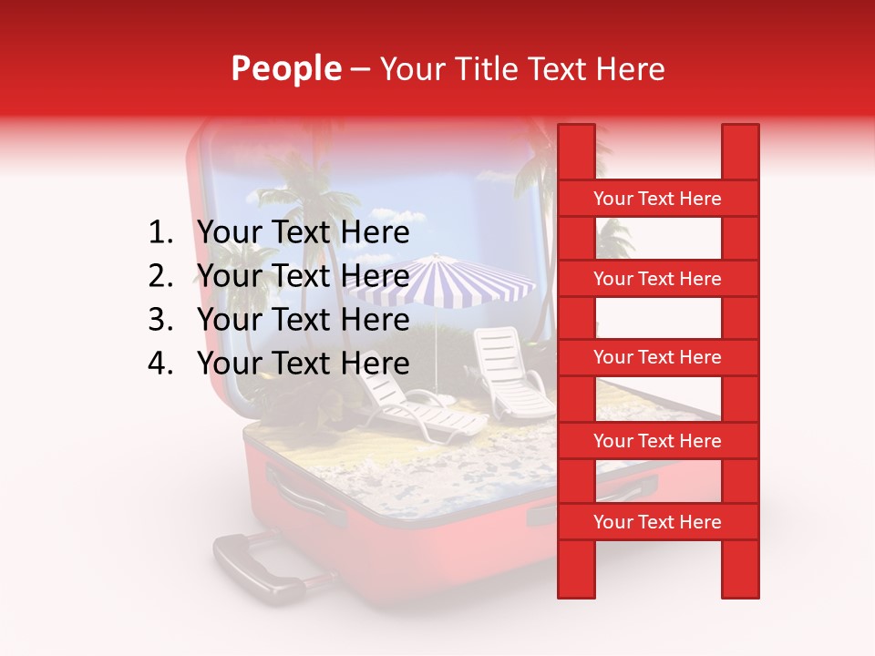 Case Briefcase Airport PowerPoint Template
