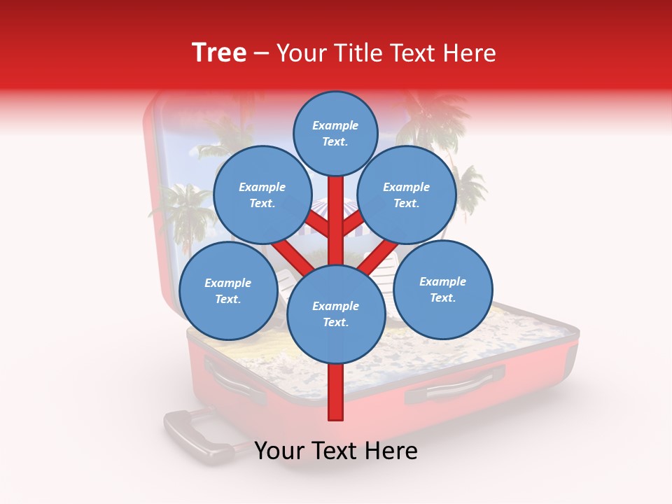 Case Briefcase Airport PowerPoint Template