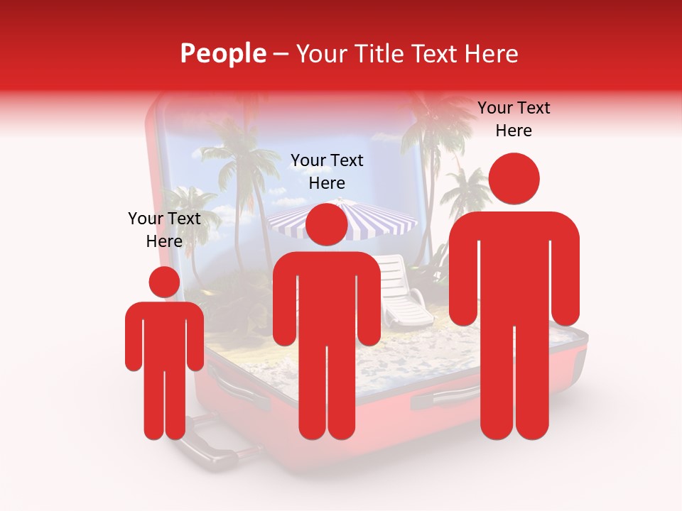 Case Briefcase Airport PowerPoint Template